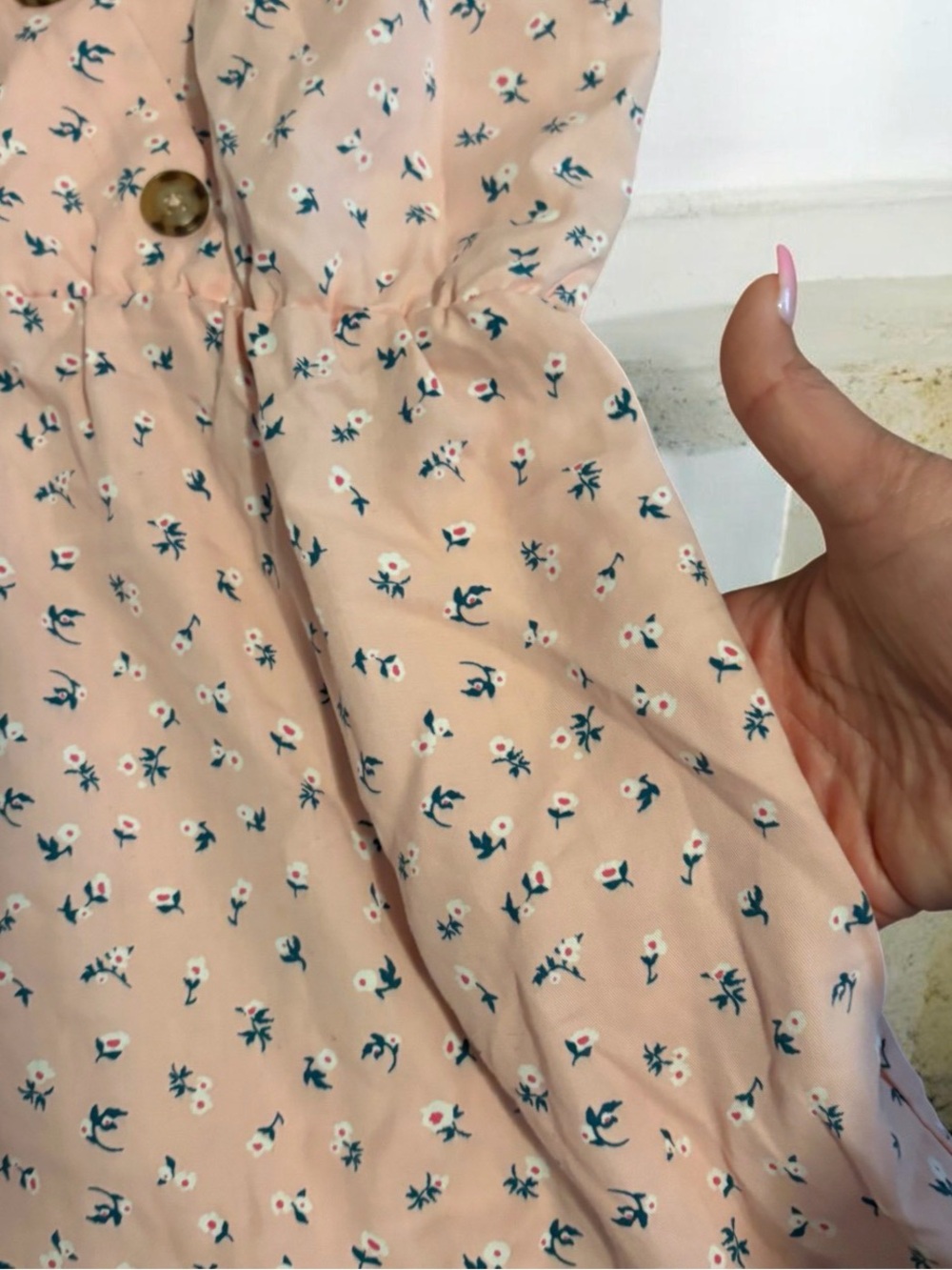 Guess Pink Floral Spaghetti Strap Romper - Picture 8 of 8